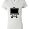 Women's Short Sleeve V-Neck T-Shirt Thumbnail
