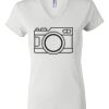 Women's Short Sleeve V-Neck T-Shirt Thumbnail