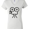 Women's Short Sleeve V-Neck T-Shirt Thumbnail