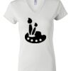 Women's Short Sleeve V-Neck T-Shirt Thumbnail