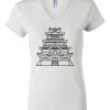 Women's Short Sleeve V-Neck T-Shirt Thumbnail