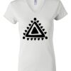 Women's Short Sleeve V-Neck T-Shirt Thumbnail