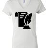 Women's Short Sleeve V-Neck T-Shirt Thumbnail