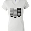 Women's Short Sleeve V-Neck T-Shirt Thumbnail