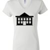 Women's Short Sleeve V-Neck T-Shirt Thumbnail