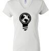 Women's Short Sleeve V-Neck T-Shirt Thumbnail