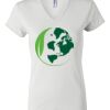 Women's Short Sleeve V-Neck T-Shirt Thumbnail