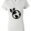 Women's Short Sleeve V-Neck T-Shirt Thumbnail