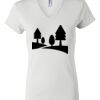 Women's Short Sleeve V-Neck T-Shirt Thumbnail