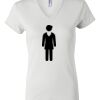 Women's Short Sleeve V-Neck T-Shirt Thumbnail