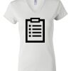 Women's Short Sleeve V-Neck T-Shirt Thumbnail