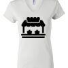 Women's Short Sleeve V-Neck T-Shirt Thumbnail