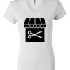 Women's Short Sleeve V-Neck T-Shirt Thumbnail