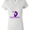 Women's Short Sleeve V-Neck T-Shirt Thumbnail