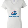 Women's Short Sleeve V-Neck T-Shirt Thumbnail