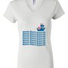 Women's Short Sleeve V-Neck T-Shirt Thumbnail
