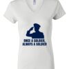 Women's Short Sleeve V-Neck T-Shirt Thumbnail