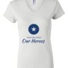 Women's Short Sleeve V-Neck T-Shirt Thumbnail