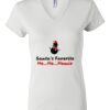 Women's Short Sleeve V-Neck T-Shirt Thumbnail