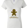 Women's Short Sleeve V-Neck T-Shirt Thumbnail
