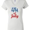 Women's Short Sleeve V-Neck T-Shirt Thumbnail