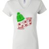 Women's Short Sleeve V-Neck T-Shirt Thumbnail