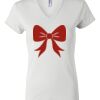 Women's Short Sleeve V-Neck T-Shirt Thumbnail