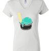 Women's Short Sleeve V-Neck T-Shirt Thumbnail