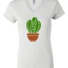 Women's Short Sleeve V-Neck T-Shirt Thumbnail