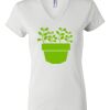Women's Short Sleeve V-Neck T-Shirt Thumbnail