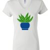 Women's Short Sleeve V-Neck T-Shirt Thumbnail