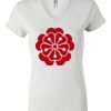 Women's Short Sleeve V-Neck T-Shirt Thumbnail