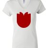 Women's Short Sleeve V-Neck T-Shirt Thumbnail
