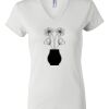 Women's Short Sleeve V-Neck T-Shirt Thumbnail