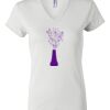 Women's Short Sleeve V-Neck T-Shirt Thumbnail