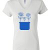 Women's Short Sleeve V-Neck T-Shirt Thumbnail