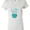 Women's Short Sleeve V-Neck T-Shirt Thumbnail