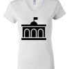 Women's Short Sleeve V-Neck T-Shirt Thumbnail