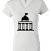 Women's Short Sleeve V-Neck T-Shirt Thumbnail