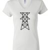 Women's Short Sleeve V-Neck T-Shirt Thumbnail