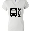 Women's Short Sleeve V-Neck T-Shirt Thumbnail