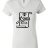 Women's Short Sleeve V-Neck T-Shirt Thumbnail