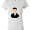Women's Short Sleeve V-Neck T-Shirt Thumbnail