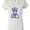 Women's Short Sleeve V-Neck T-Shirt Thumbnail