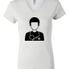 Women's Short Sleeve V-Neck T-Shirt Thumbnail