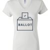 Women's Short Sleeve V-Neck T-Shirt Thumbnail