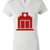 Women's Short Sleeve V-Neck T-Shirt Thumbnail