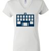 Women's Short Sleeve V-Neck T-Shirt Thumbnail