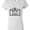 Women's Short Sleeve V-Neck T-Shirt Thumbnail