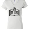 Women's Short Sleeve V-Neck T-Shirt Thumbnail